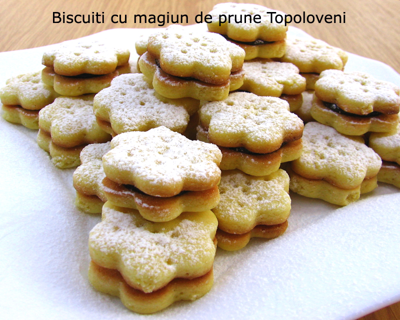 biscuiti cu magiun de prune Topoloveni biscuiti cu magiun de prune Topoloveni