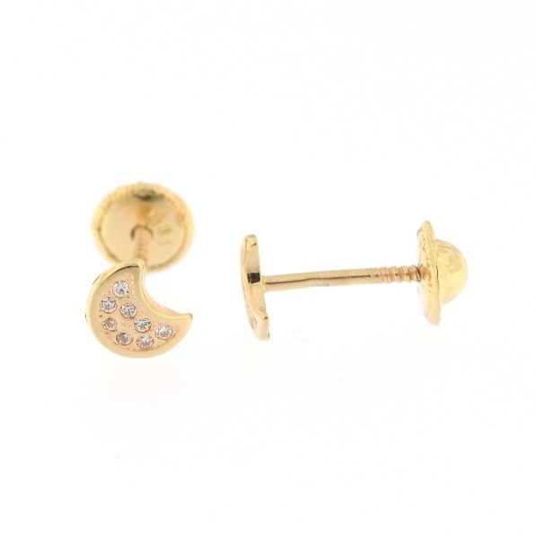 Cercei din aur pentru fetite