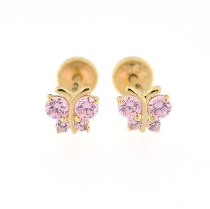 Cercei din aur pentru fetite