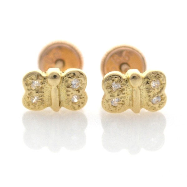 Modele cercei din aur pentru fetite