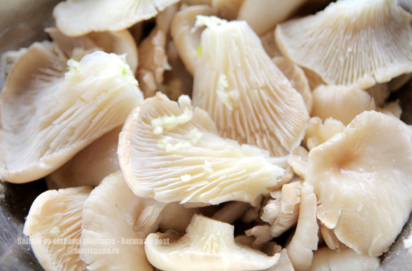 Snitele de ciuperci pleurotus - Reteta de post