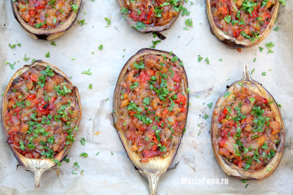 Vinete umplute cu legume (Imam Bayildi)