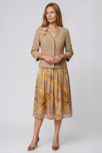 Compleuri dama elegante