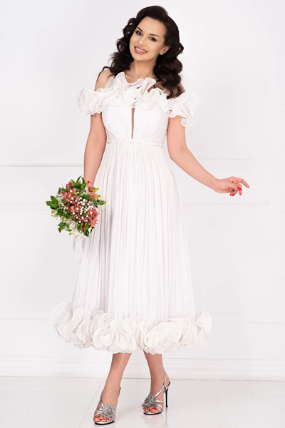 Rochii Albe Elegante 